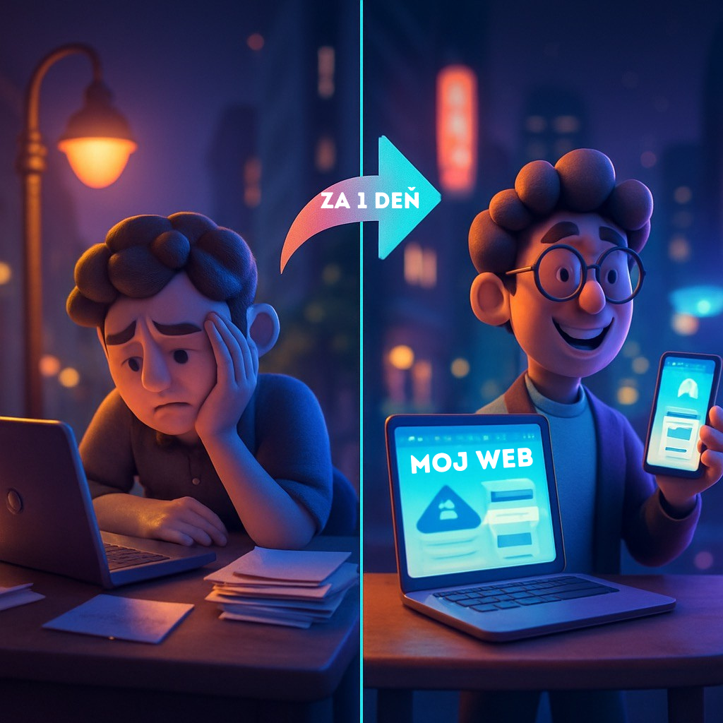 Moj web za 1 deň